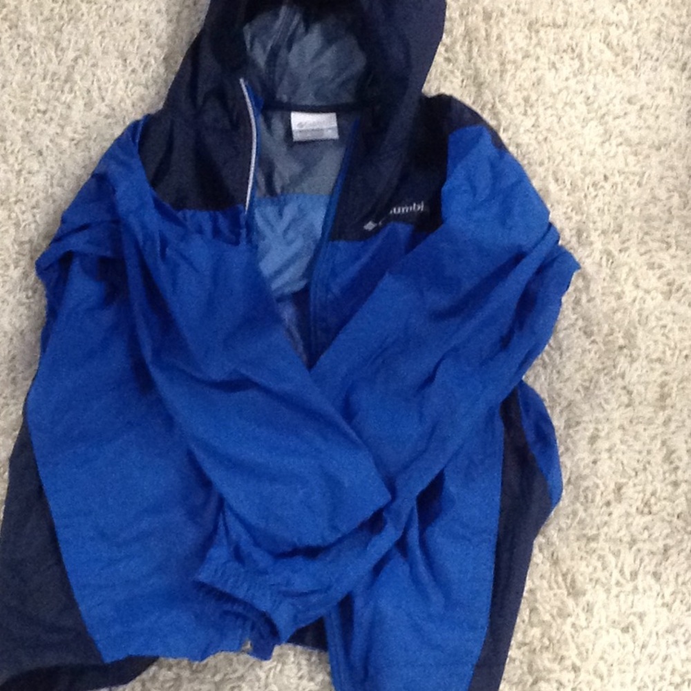 Boys Columbia packable rain jacket